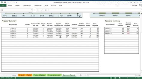 Project Progress Report Template Excel Doctemplates