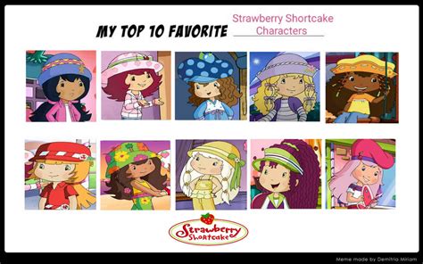 My Favourite Strawberry Shortcake Characters By Nurfaiza On Deviantart