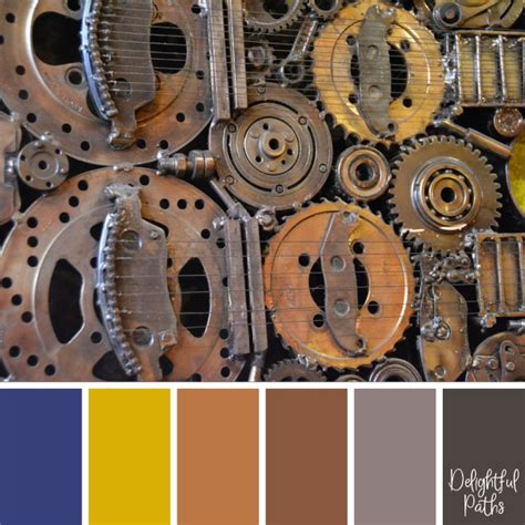 Steampunk Inspired Color Palettes Delightful Paths