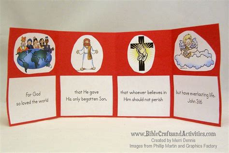 This can be simple or elaborate, home or church based. John 3 16 | Sunday school kids, Bible crafts, Awana crafts
