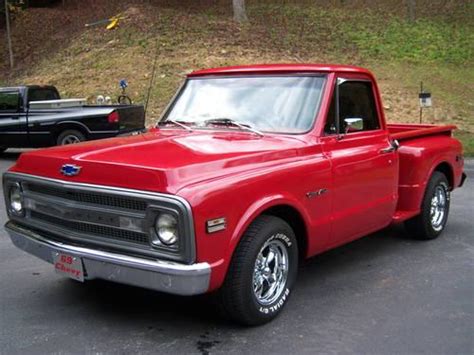 1969 Chevy C10 Short Wheel Base Red Pickup Truck For Sale In Blackey