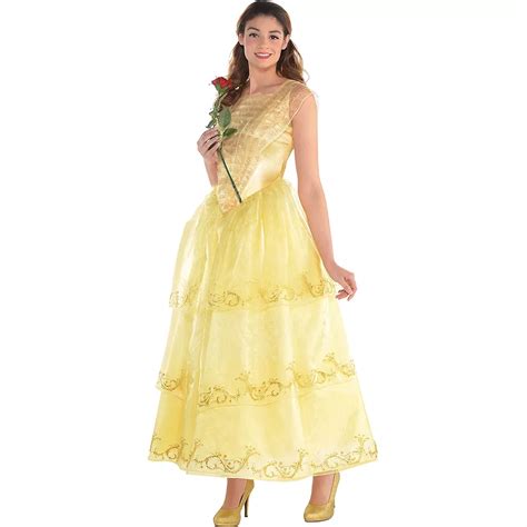 Adult Belle Costume Live Action Beauty And The Beast Party City