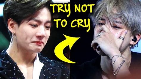 Bts Crying Try Not To Cry Challenge Youtube