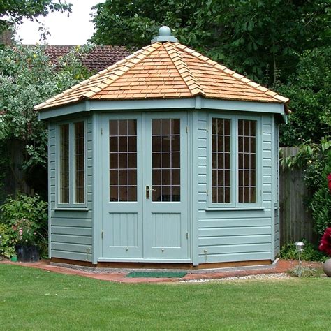 Crane Garden Buildings 3 X 3m Round Pavilion Summerhouse Fsc Certified