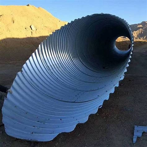 Round Steel Corrugated Ditch Driveway Culvert Pipe For Sale China