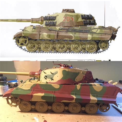 King Tiger Tank Camouflage Patterns Hi Any Suggestions On A