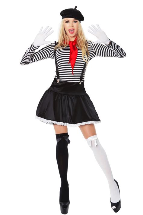 French Mime Woman