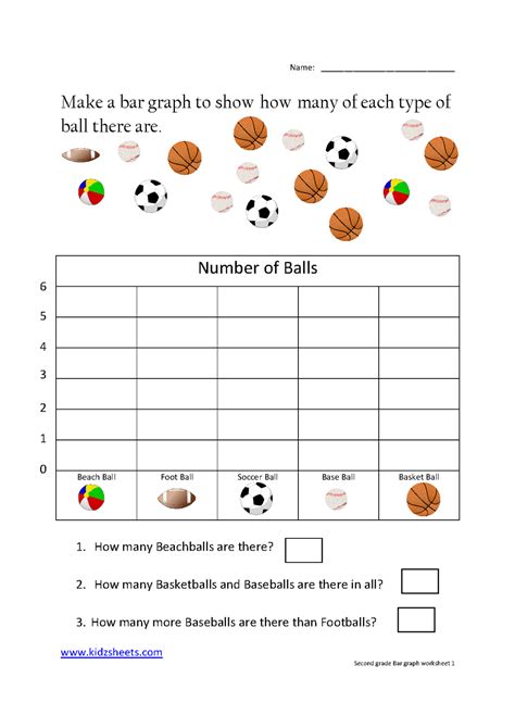 Each worksheet has 4 problems reading a chart and matching it to a graph. Kidz Worksheets: Second Grade Bar Graph Worksheet1 ...