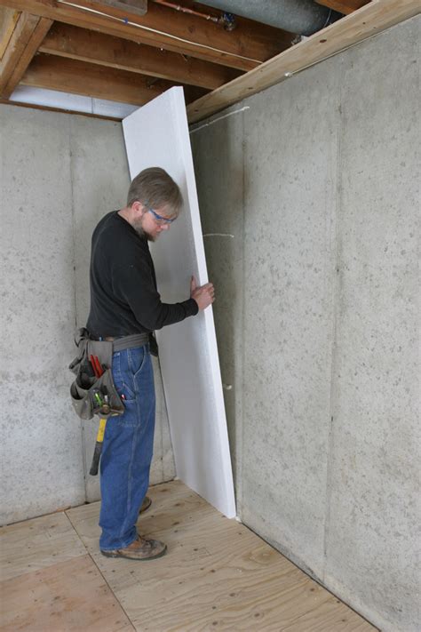 Prior to insulating the basement ceiling, warmth is radiating from the heated first floor into the cooler. Insulating A Basement | Smalltowndjs.com
