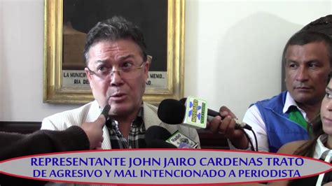 John jairo ocampo tenía una especialización en derecho económico hacienda pública. ACTO BOCHORNOSO DEL REPRESENTANTE JOHN JAIRO CARDENAS ...