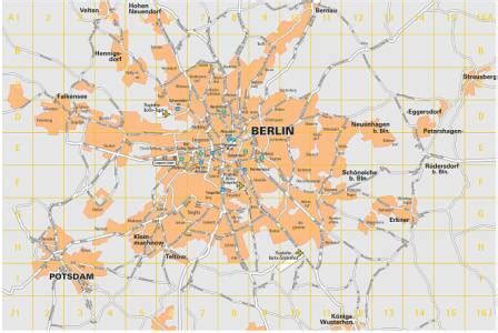 Einer übersicht der sehenswürdigkeiten wie brandenburger tor oder dem reichstag in berlin. Berlin Carte et Image Satellite