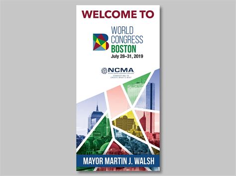 Welcome Banner For World Congress 2019 In Boston Ma By Meghan Aloshen