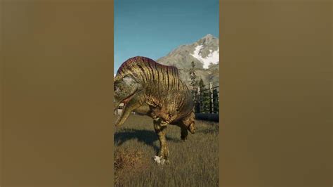 Jpog Acrocanthosaurus Stomps Goat Shattering Every Bone In Its Body