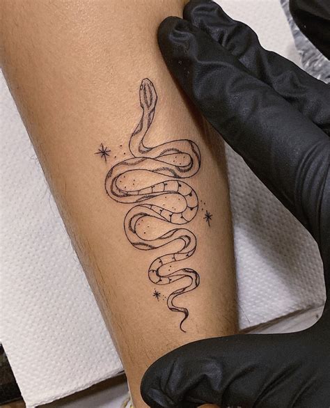 Simple Snake Tattoo Ideas