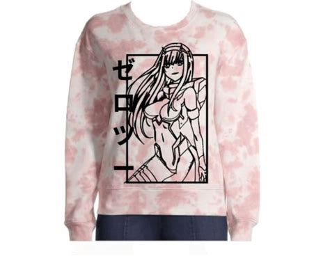 Anime Zero Two Crewneck Sweater Etsy