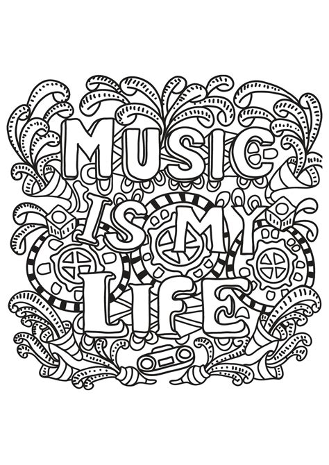 Positive Quotes Coloring Pages  Coloring Home