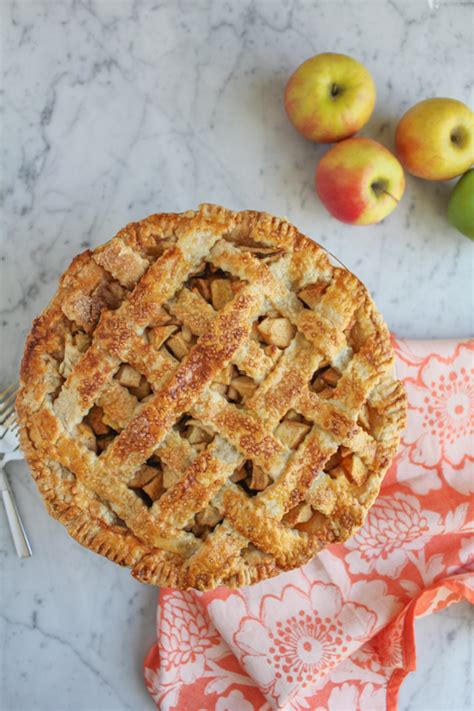 Lattice Top Apple Pie Bakeforgood A Big Kingarthurflour Giveaway • Hip Foodie Mom