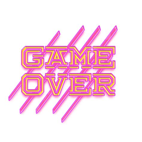 Game Over Neon Png Transparent Neon Game Over New Games Games Over