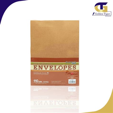 Paper Card Envelope Golden Tiger Stationery Store