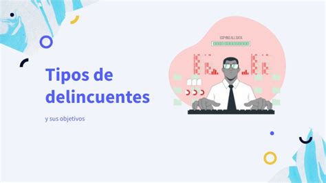 Tipos De Delincuentes Y Sus Objetivos