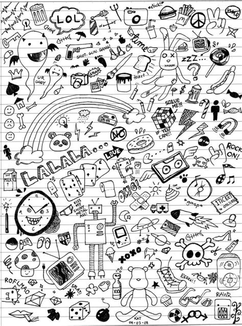 Doodle Art Class Doodles By Katmcgeer On Deviantart Tumblr Drawings