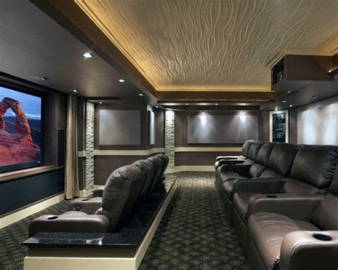 You can collect peaceful study room decorating ideas, but this one will be the best to create peaceful ambiance with the photographs. 80 Home Theater Design Ideas For Men - Movie Room Retreats