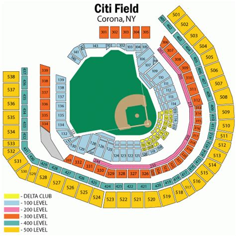 Citi Field Seat Chart With Numbers Cabinets Matttroy