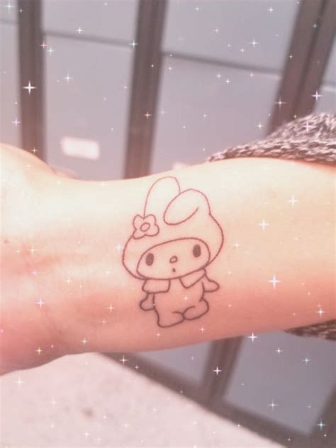 Get The Famous My Melody Tattoo From Hello Kitty