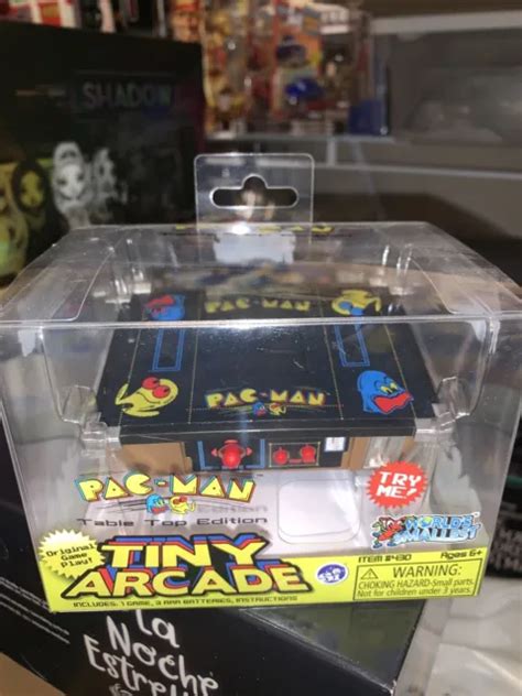 Super Impulse Tiny Arcade Minatare Video Game Pac Man Tabletop Edition 26 00 Picclick