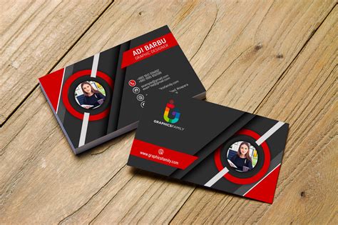 visiting card design  photoshop graphicsfamily