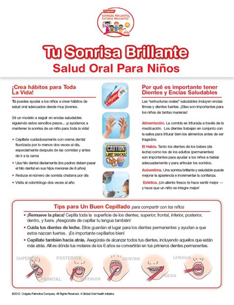 Tu Sonrisa Brillante Salud Oral Para Niños Familia