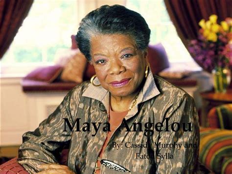 Ppt Maya Angelou Powerpoint Presentation Free Download Id6570099