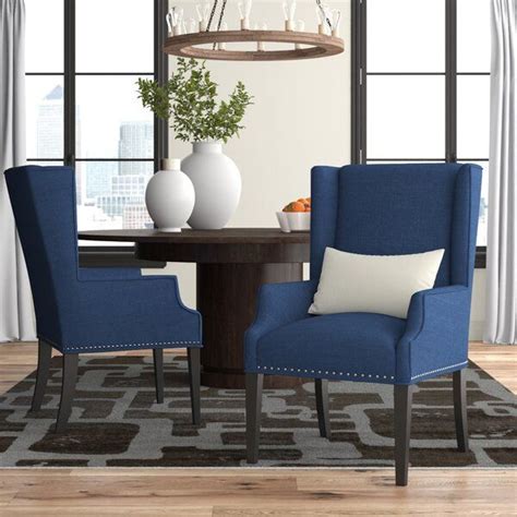 Soho Wingback Chair Coastal Room Home Decor Dining Room Design
