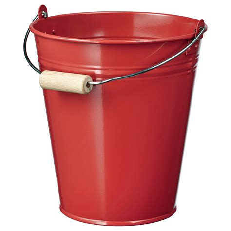 SOCKER Bucket/plant pot - in/outdoor/red - IKEA Ireland