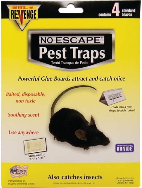 Revenge No Escape Pest Trap For Mice 4 Pack Mice And Rats