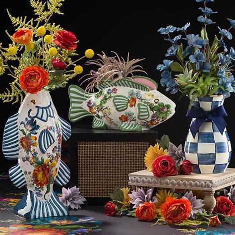See 1,233 tripadvisor traveler reviews of 10 edisto beach restaurants and search by cuisine, price, location, and more. MacKenzie-Childs | Flower Market Fish Vase - Tall