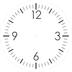 Vorlagen ziffernblätter zum laserbrennen / uhren zifferblatt zum ausdrucken : Blank Clock Clipart | templates & printables | Pinterest ...