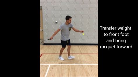 Badminton Underhand Serve Youtube