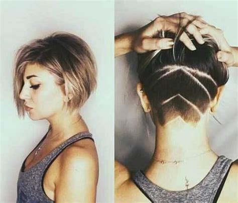 Today many people love transforming their hair int. 26 Impressive Undercut Bob Hair Ideas - BelleTag