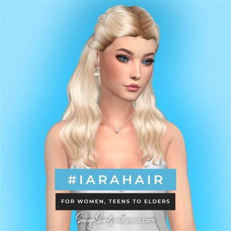 Dee Collection Iara Hair At Sonya Sims Sims 4 Updates