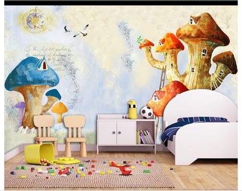 Custom Mural 3d Non Woven Wallpaper Child Room Mural Sweet Children