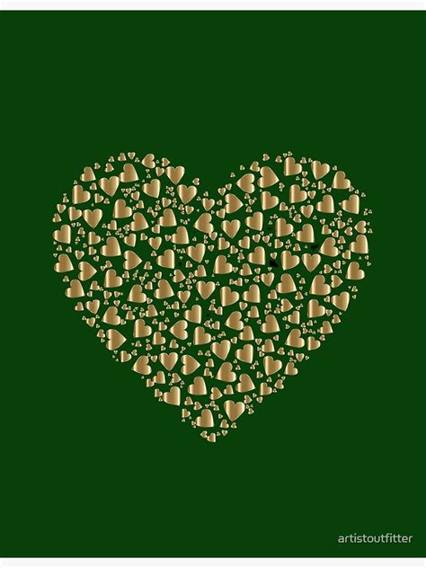 Hearts Of Gold Poster For Sale By Artistoutfitter Redbubble