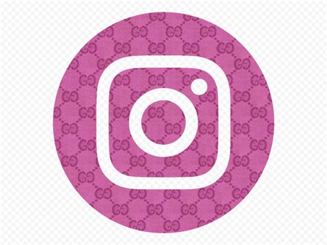 Hd Beautiful Pink Instagram Ig Gucci Style Logo Icon Png Citypng The