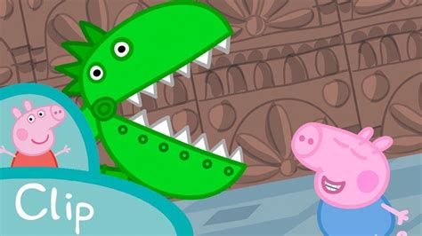 Peppa Pig Official Channel George And The Dinosaur Room Clip Youtube