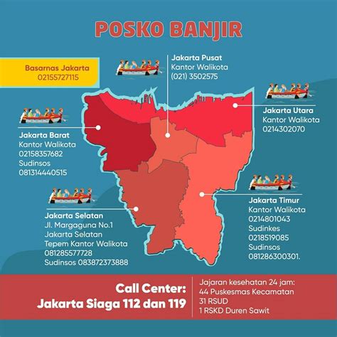 Ini Sebaran Posko Logistik Banjir Di Jakarta Berita Terkini Kabar