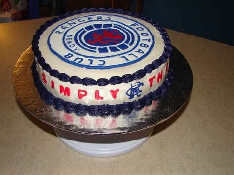 Great savings free delivery / collection on many items. Rangers Birthday Cakes