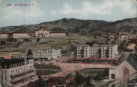 Scenic View Hot Springs Sd Postcard