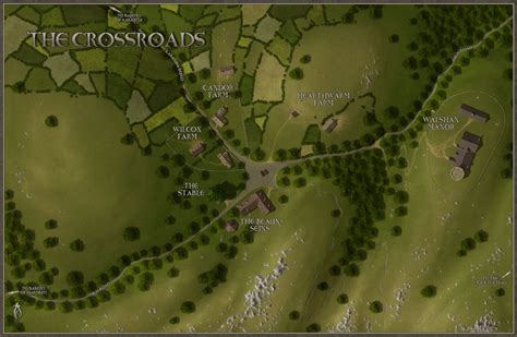 Fantasy Battle Fantasy Map Cartographers Guild The Crossroads