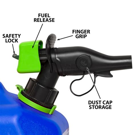 5 Gal Smartcontrol Diesel Can With Rear Handle Scepter