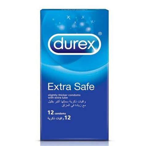 Durex Extra Safe Slightly Thicker Condoms With Extra Lube 12pcs
